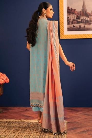 Alkaram FC-1A-22-Sky Blue Festive Eid Lawn 2022 Online Shopping